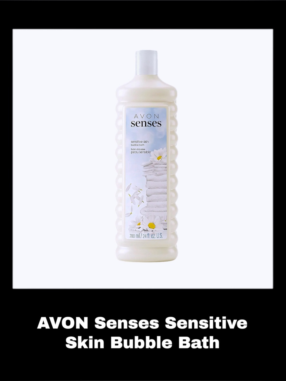 AVON Senses Sensitive Skin Bubble Bath 24.0 Fluid Ounces Bubble Bath